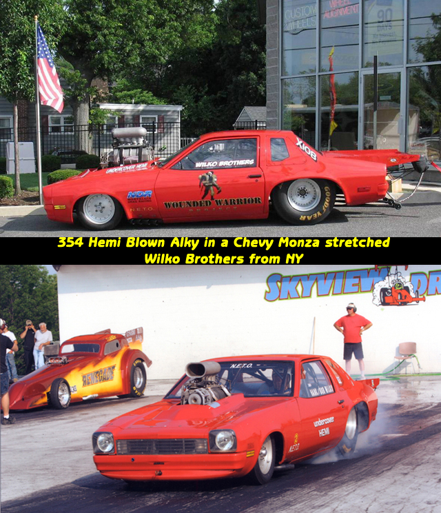 Checy Monza 354 Hemi Chevy Monza w 354 Hemi Wilko Brothers NY